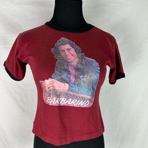 90s does 70s Welcome Back Kotter Vinny Barbarino ringer t-shirt.